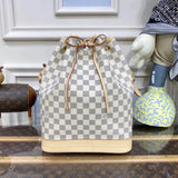 Louis Vuitton LV Women's Bag Top version Classic Bucket Bag M42224M40817NOénoe Drawstring Bucket Bag Coated Canvas Women's Cow Leather Bag Shoulder Bag Crossbody Bag Commuter Bag M40818