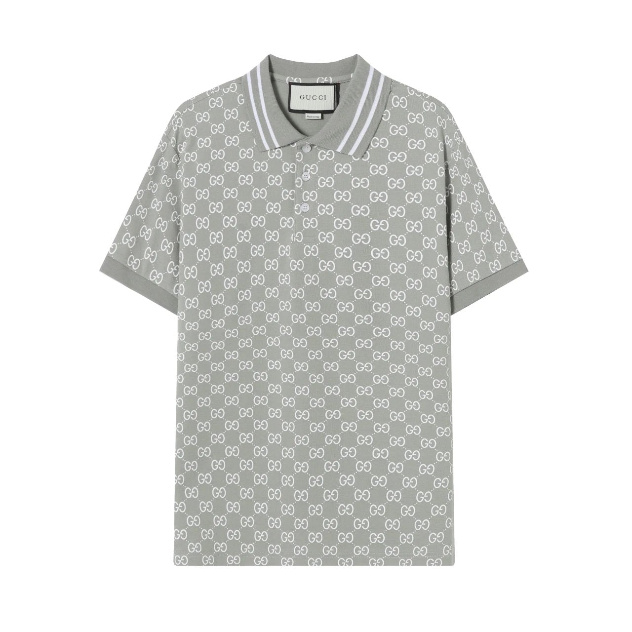 Gucci T-shirt Classic Pair GG Presbyopic Full Print POLO Shirt Lapel Short Sleeve25ss New Unisex Summer Short Sleeve OS Loose T Business Half Sleeve Shirt Plus Size T-Shirt
