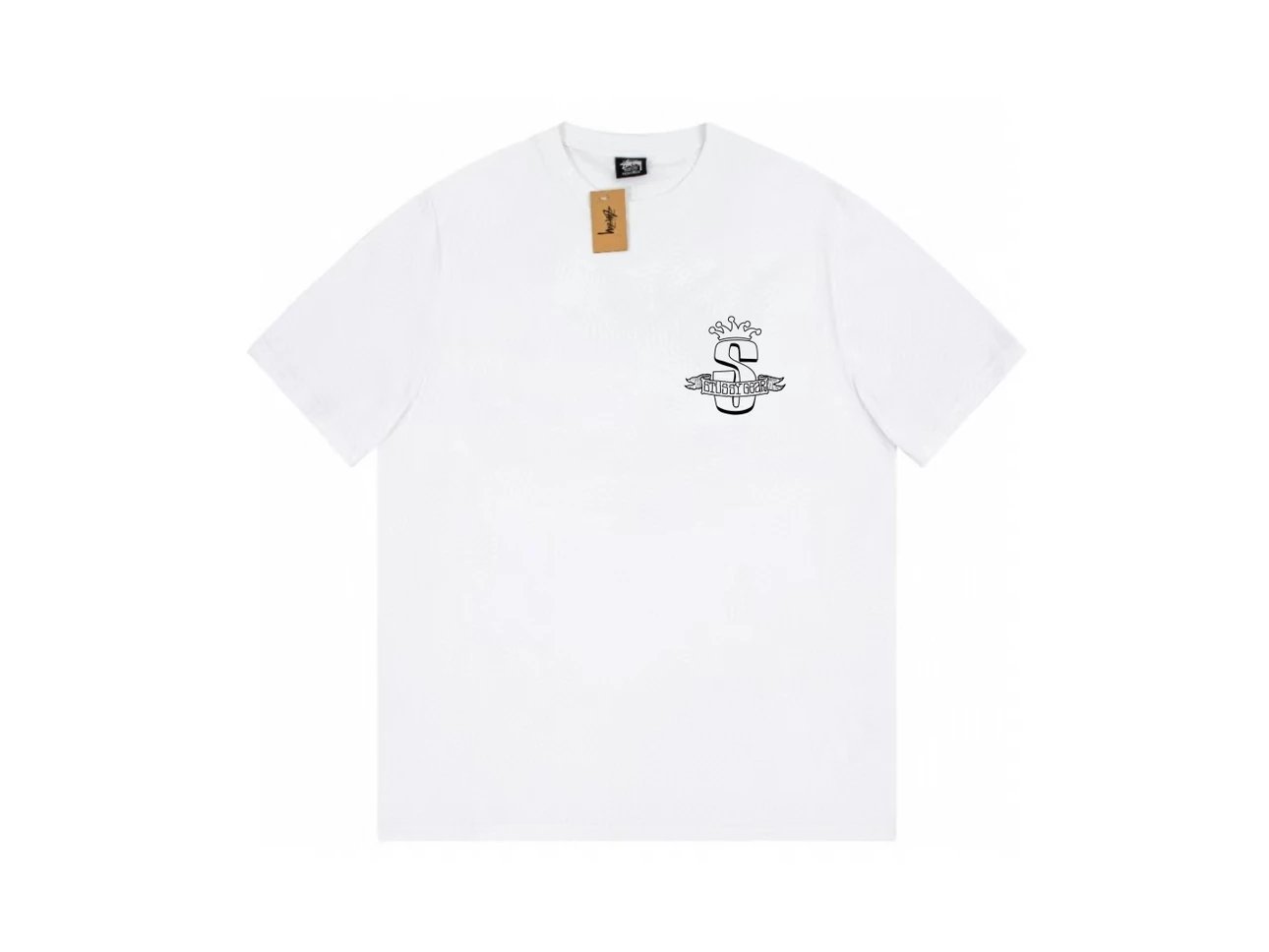 Stussy T-shirt Top Version Counter Same Style Pure Cotton Summer Men's and Women's Same Fashion Loose All-Matching2024New Short Sleeve T T-shirt