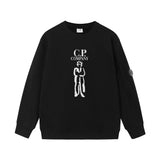 CP Company Hoodie 2024Autumn and Winter New CP Glasses Trendy Brand Solid Color Hoodie Men's and Women's Same Loose Long Sleeve