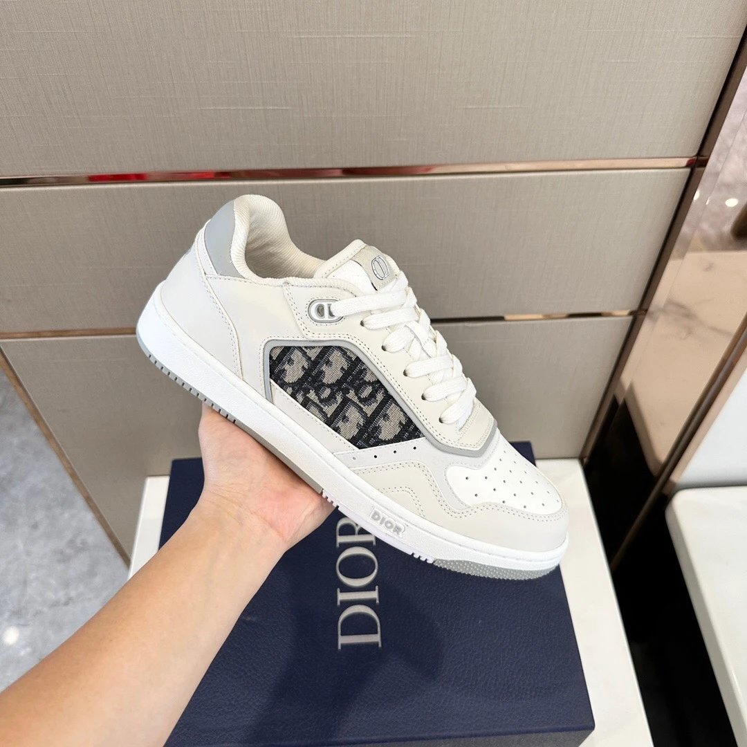 Dior Shoes Men's Shoes2024New Sports Casual Shoes Classic Low-Top Women's Shoes Lace up round Toe Couple Sneakers