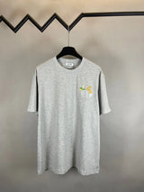 LOEWE T-shirt Chest Rabbit Embroidery logo round Neck Short Sleeve25ss New pure cotton T Unisex T-Shirt OS Drop Shoulder Loose Fit Base Shirt Top T-Shirt Short Sleeve