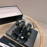 Chanel Shoes Spring/Summer New Classic Rhombus High Heel Sandals
Material Worker：Artistic Lamb Leather Stitching Patent Leather Lining Is Sheepskin Material Super Soft Very Soft Comfortable Italy A Grade Dyed Transparent Leather Outsole➕Post-Electric Plat