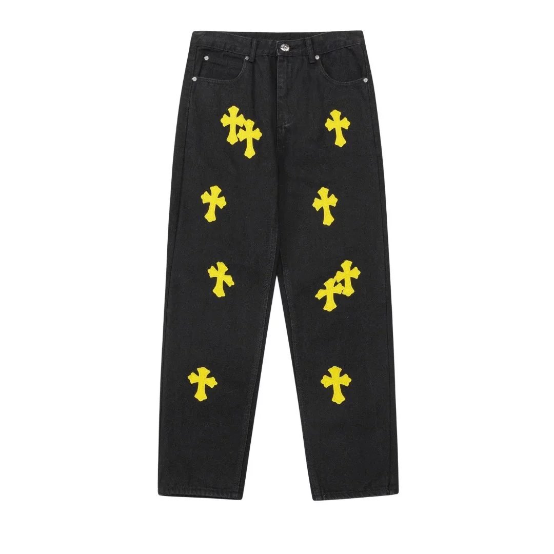 Chrome Hearts Jeans New Fashion All-Match Jeans
