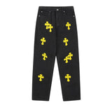 Chrome Hearts Jeans New Fashion All-Match Jeans