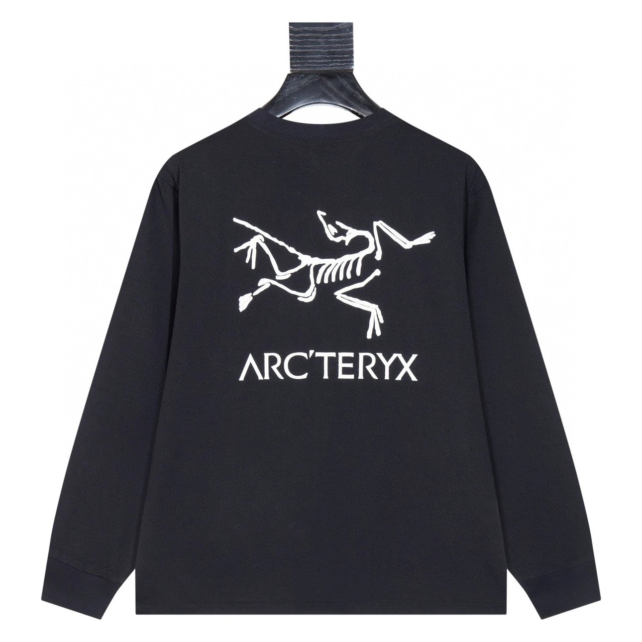 Arc'teryx Hoodie Top Version Counter Same Style Heavy Cotton Long Sleeve T Men's Loose Bottoming Shirt2024New Summer