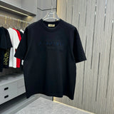 Burberry T-shirt Front panel paired with base fabric TB Style Cutout Craftsmanship Back Panel Distinctiveness logo round Neck Short Sleeve25ss New Pure Cotton Unisex Style T Casual T-Shirt Base Layer Shirt OS Loose Fit Half Sleeve Top Plus Size