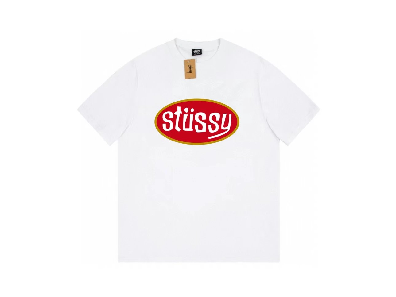 Stussy T-shirt Top Version Counter Same Style Pure Cotton Summer Men's and Women's Same Fashion Loose All-Matching2024New Short Sleeve T T-shirt