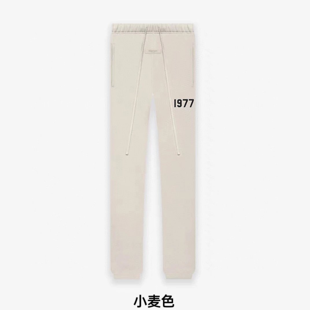 ESSENTIALS Sweatpants Top Version22SS1977Digital Flocked Printed Loose Tappered Trousers