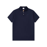 Burberry T-shirt Chest logo Embroidery polo Turn-down Collar Short Sleeve Business Casual Versatile Unisex b Home T T-shirt Half Sleeve