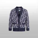 Dior Sweater Cardigan Sweater Unisex Outerwear Long Sleeve Soft Lazy Style OS Loose Fit Thickened Jacket for Versatile Casual Wear