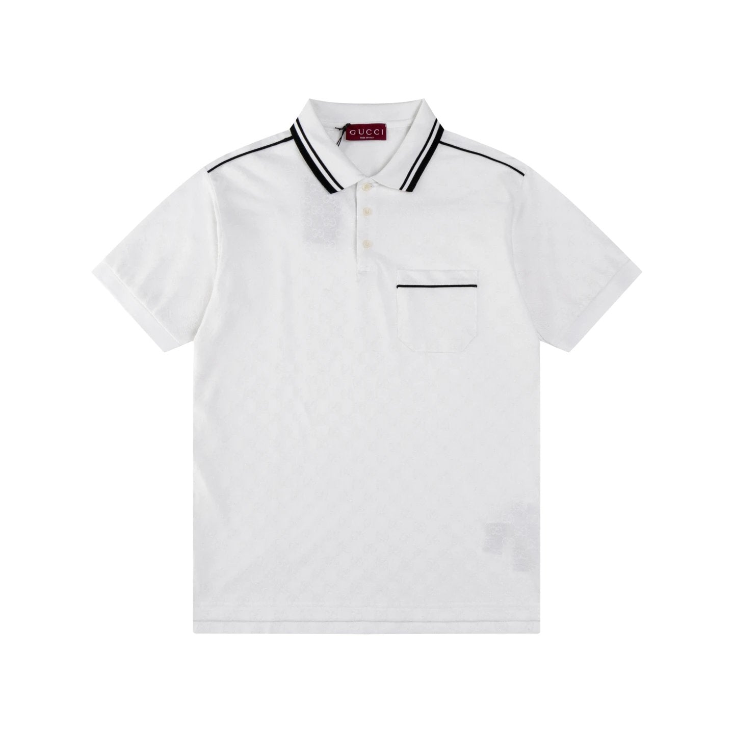 Gucci T-shirt Full Print Double G Dark Pattern Old Flower logo Printing POLO Shirt Lapel Short Sleeve25ss New Unisex Commuter Short Sleeve Summer Loose Fit T Business Shirt Plus Size T-Shirt