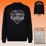 Louis Vuitton LV Hoodie Love logo Runway Style Crewneck Sweatshirt Long Sleeve Base Shirt Jacket Top Fashion Unisex Sports Casual OS Loose Fit Versatile New Autumn Winter Collection