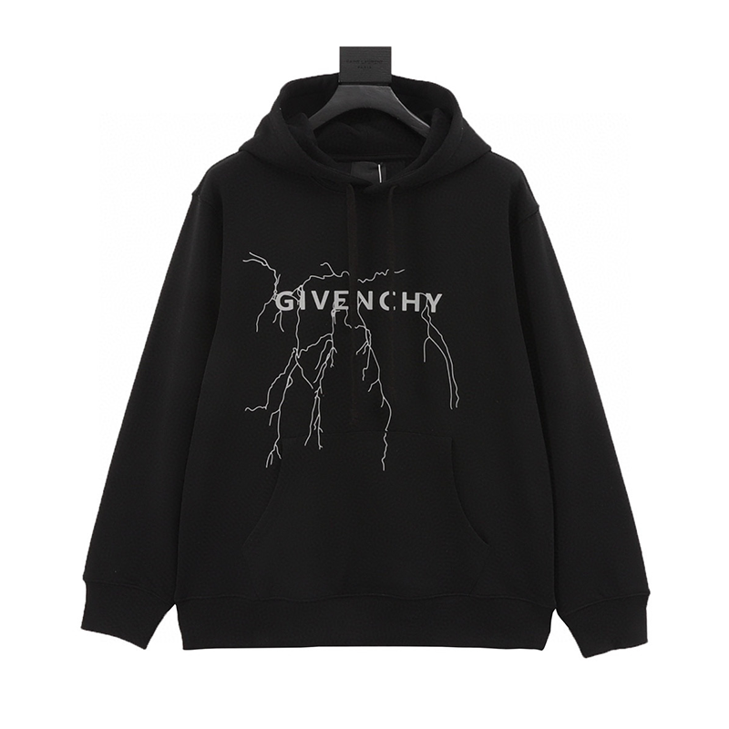 Givenchy Hoodie Lightning Reflective Hooded Sweater for Men and Women