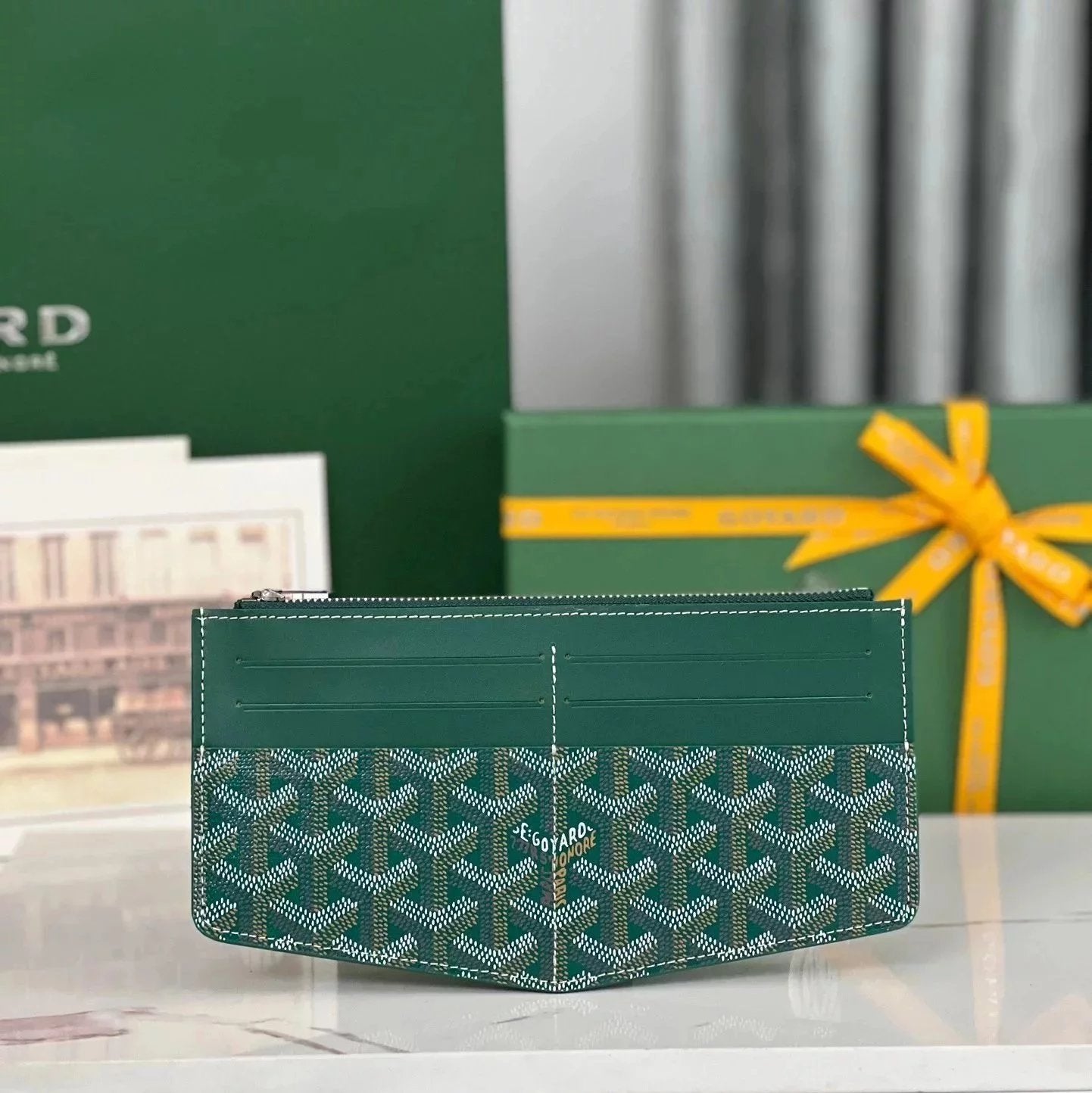 Goyard Bag Top version Version Loulse Card Holder Coin Purse New Men's and Women's Card Clamp Clutch Wallet