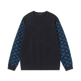 Louis Vuitton LV Sweater Knitted Jacquard Crew Neck Sweater Long Sleeve Pullover Thickened Lazy Style OS Loose Fit Unisex Top Jacket Versatile Casual Wearable Inside and Outside