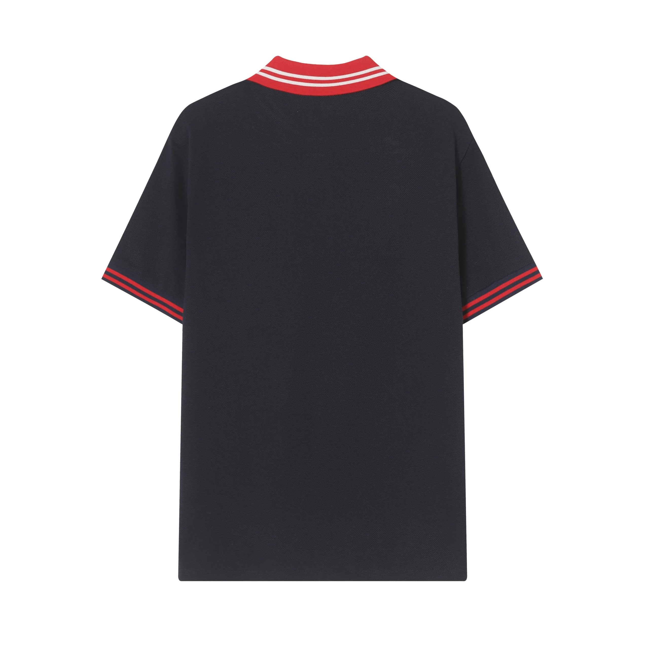 Gucci T-shirt Color Block Embroidery logoPOLO Shirt Lapel Short Sleeve25ss New Unisex Summer Short Sleeve OS Loose T Business Half Sleeve Shirt Plus Size T-Shirt