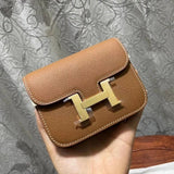 Hermes women's bag Top version Exclusive Gao Ding H Jiaaima Waist Bag Chest and Waist Bag Pig Nose Stewardess Bag ConstanceSlimmini Waist Bag Mini Kangkang Waist Bag Kangkang Wallet Women's Unisex
