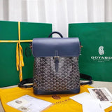 Goyard Bag Top version New alpin Large Drawstring Shoulder Crossbody Handbag Backpack Schoolbag Backpack Backpack Men's and Women's Bags Zongcai Color40cm