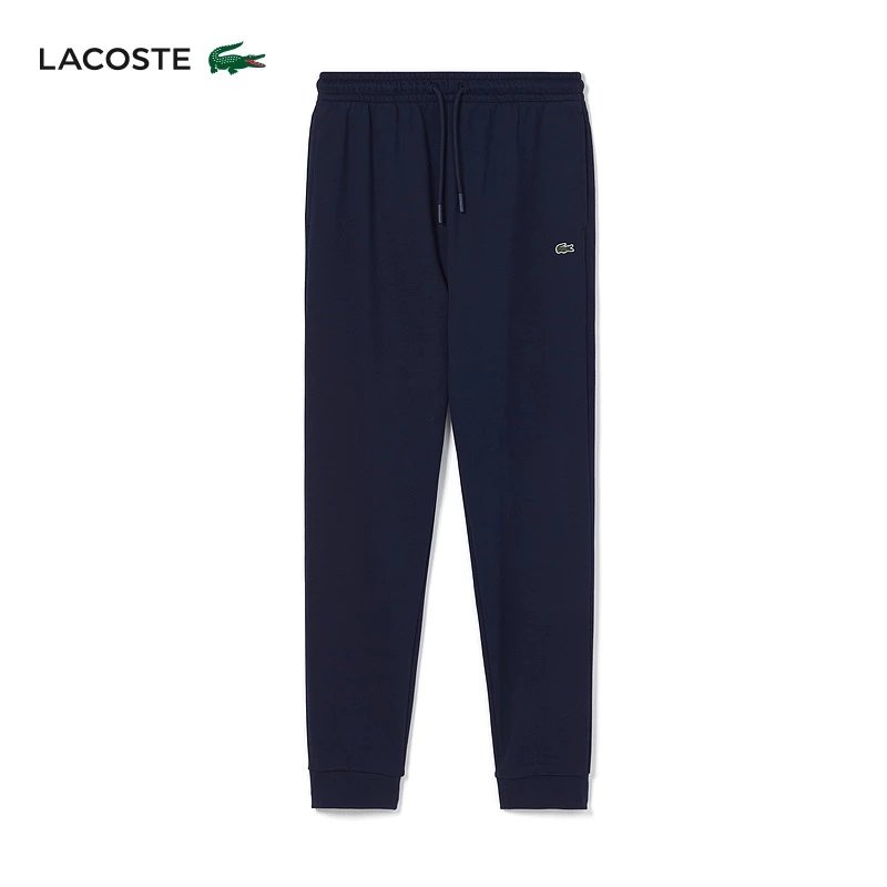 Lacoste Sweatpants Top Version New Basic Solid Color Small Icon Logo Terry Couple Ankle-Tied Casual Trousers Sweatpants