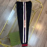 Gucci Jackets Classic Patchwork Webbing Letter Jogger Casual Pants Sweatpants Sports Pants Long Pants Classic Patchwork Webbing Letter Stand Collar Jacket Baseball Jacket Versatile Sports Set Unisex24ss Autumn and Winter New Products