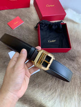 Cartier Belt Top version Original Order in Stock Belt Men2021Men's Italian Leather Belt Metal LOGO Formal Wear Belt Width3.5