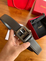 Cartier Belt Top version Original Order in Stock Belt Men2021Men's Italian Leather Belt Metal LOGO Formal Wear Belt Width3.5