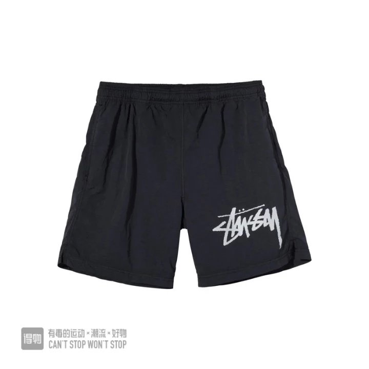 Stussy Shorts Top Version Shorts Couple New Men's and Women's Summer Men's Casual Quick-Drying Sports Beach Fifth Pants