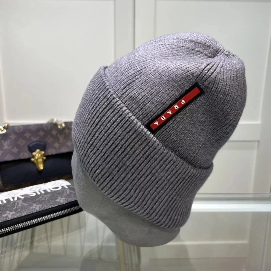 PRADA Hat Fashion Trend Woolen Cap