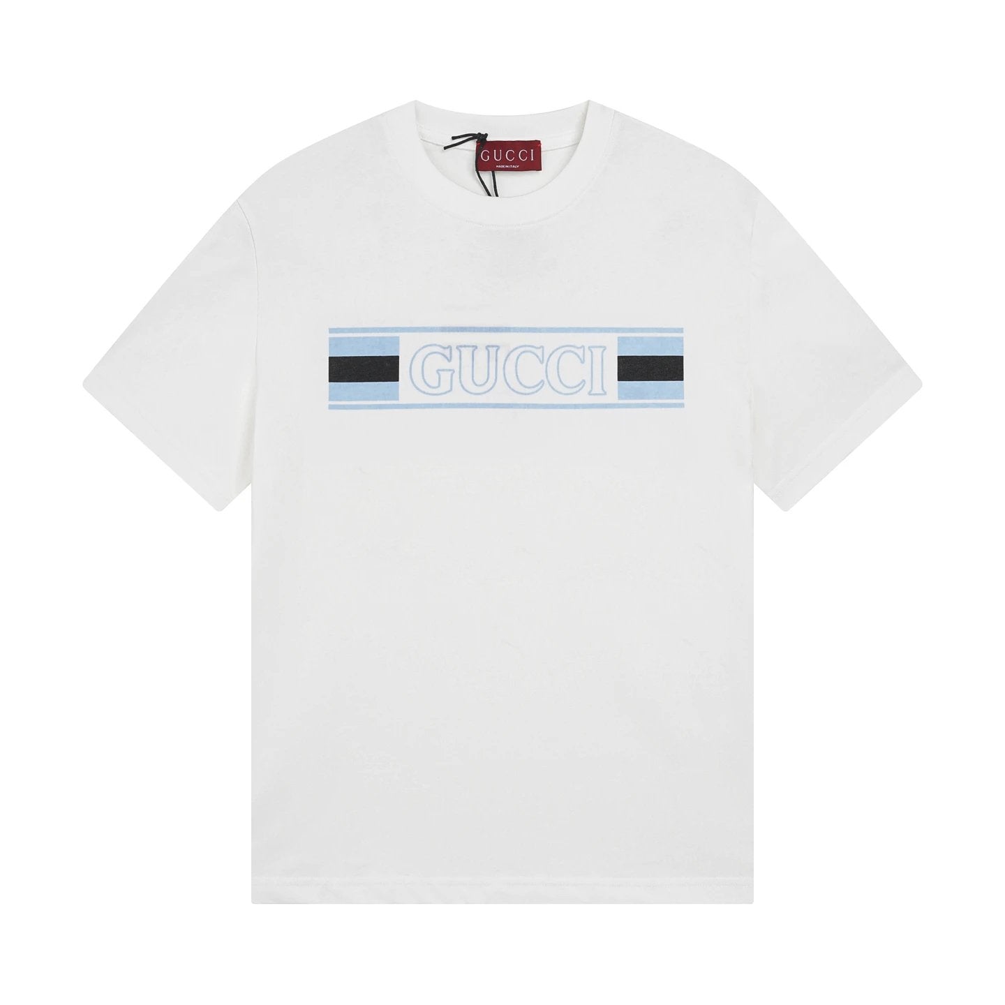 Gucci T-shirt Chest Letter Print logo round Neck Short Sleeve25ss New pure cotton T Unisex T-Shirt OS Drop Shoulder Loose Fit Base Shirt Top T-Shirt Short Sleeve