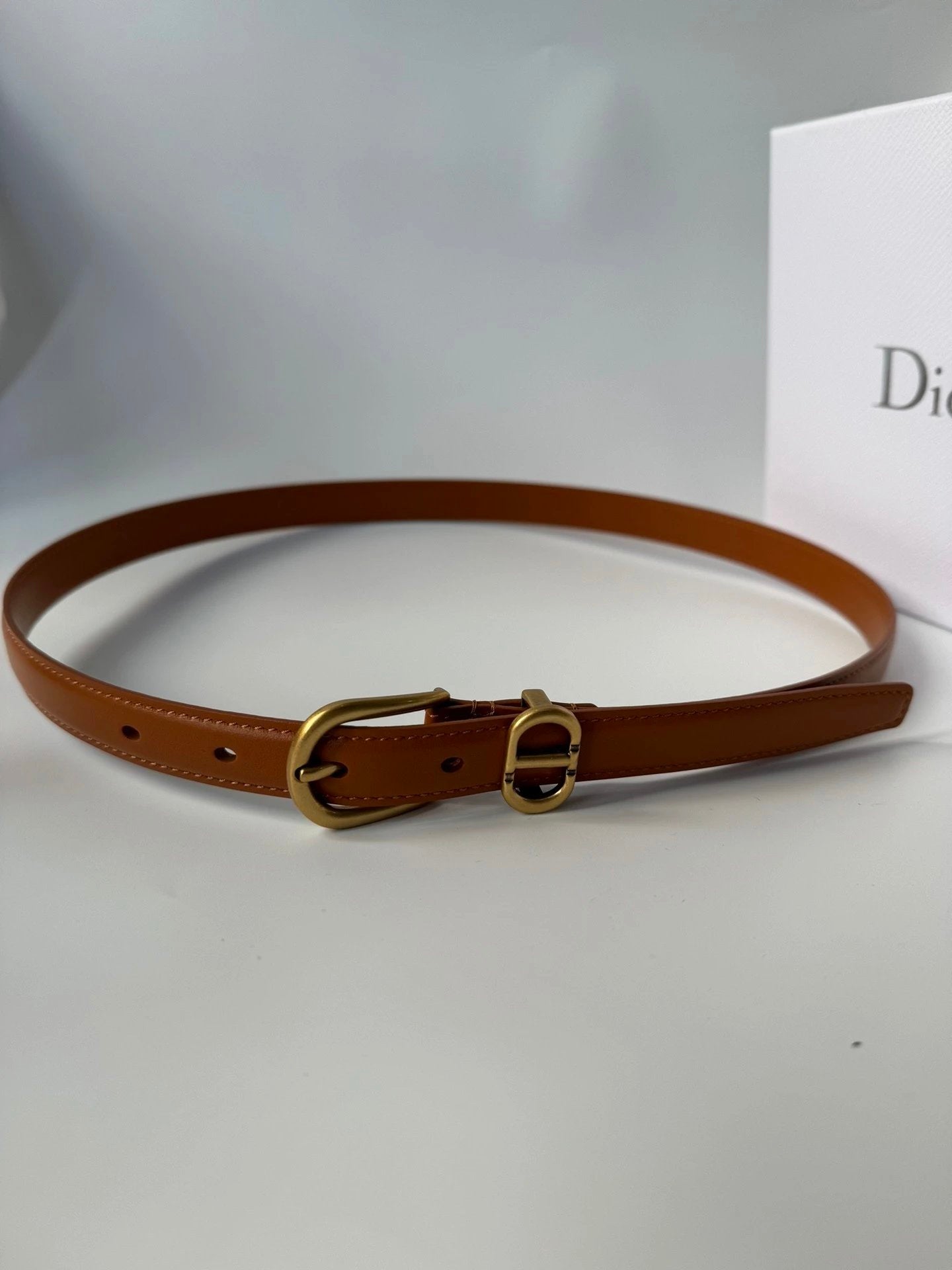 Dior Belt Top version Original Order Belt Genuine Cattlehide Leather Surface Belt2.0Women's Belt Double-Sided Head Layer Cowhide Universal Business Women's Belt Women's Business Casual Belt Belt Women's High-End Belt Cool Belt Women's Ferragamo Belt Women