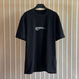 Givenchy T-shirt Top Version Counter Same Collection1Cotton Short Sleeve T T-shirt Men's and Women's Loose Bottoming Shirt2024New Summer