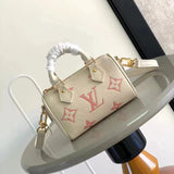 Louis Vuitton LV Women's Bag Top version Tote Original Leather Tote Bag New Milk White Strawberry Series Shopping Bag Tote Bag Pillow Bag Three-in-One Full Leather Shoulder Bag Messenger Bag Handbag Clutch Women's Bag