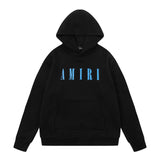 Amiri Hoodie 2024Autumn and Winter New Letters logo Printed Pullover Hoodie for Men and Women