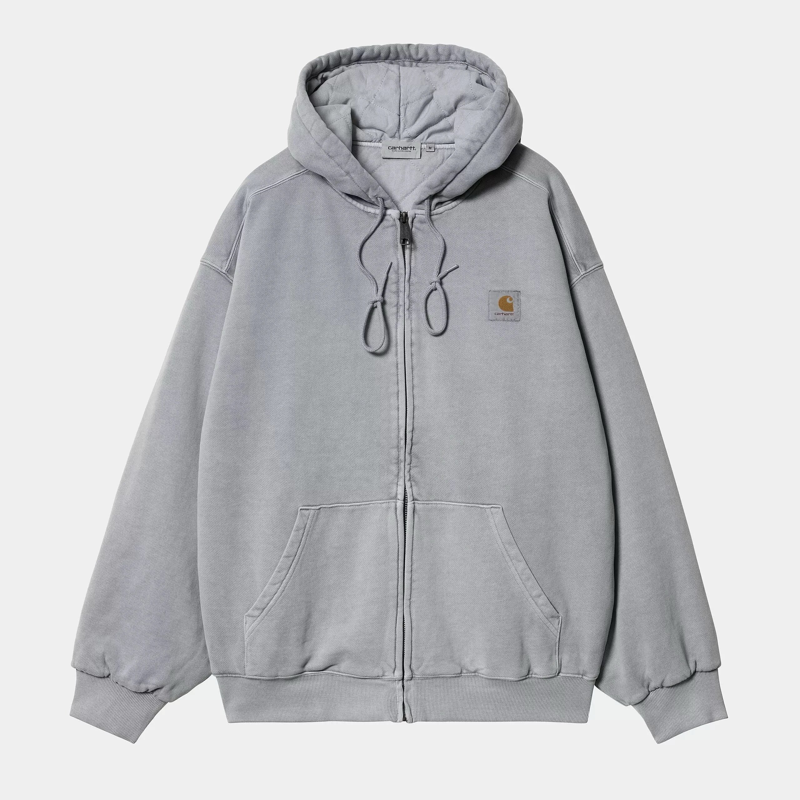 Carhartt Jackets Top Version Zipper Coat Counter Same Style Heavy New Casual Hooded Sweater Versatile Loose Hoodie Trendy Pure Cotton