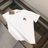 Burberry T-shirt Chest Knight Print logo round Neck Short Sleeve25ss New Pure Cotton Unisex Style T T-shirt OS Loose Fit Base Shirt Half Sleeve T-Shirt Top Half Sleeve