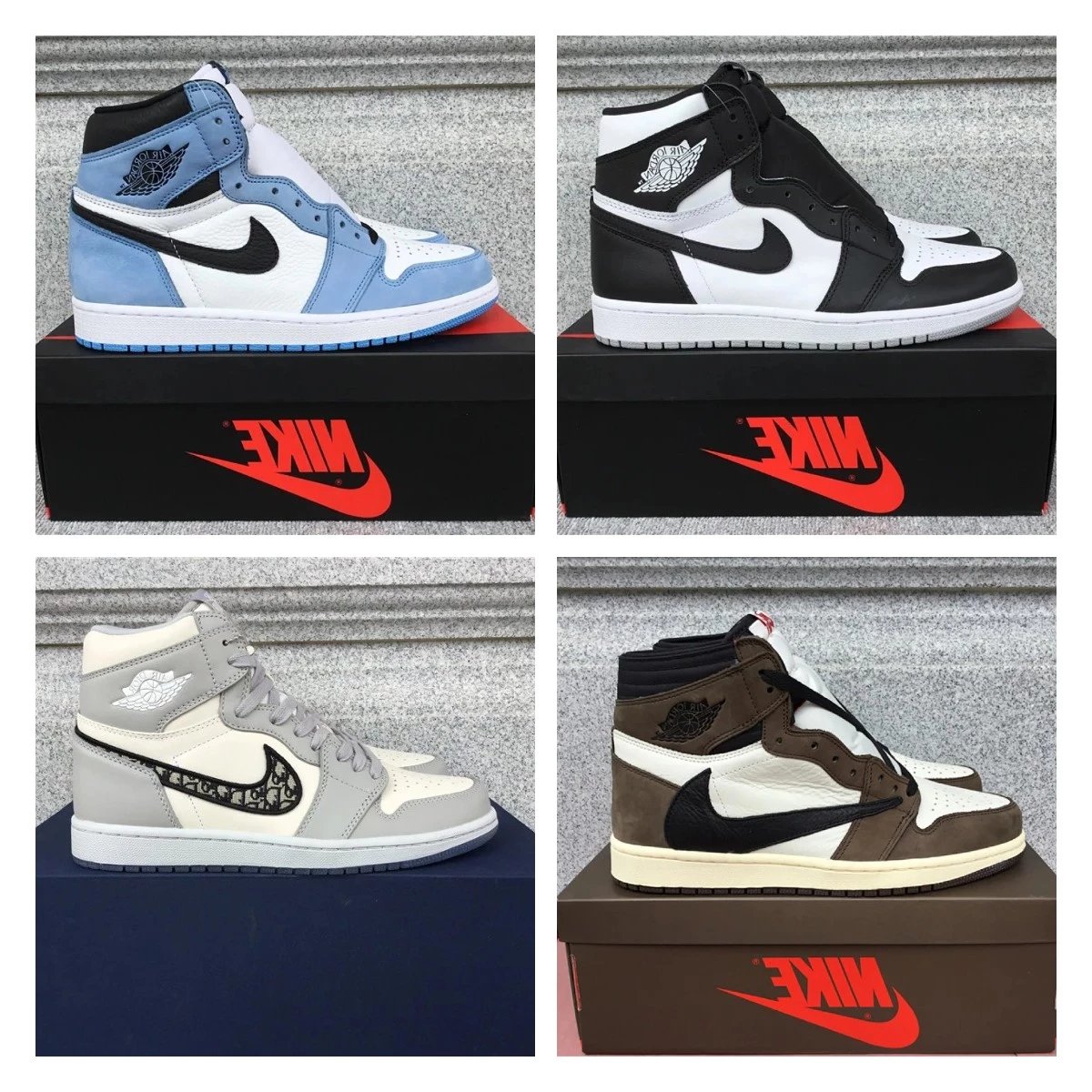 Air Jordan 1 High shoes New All-Match Trendy Men's Casual Sports Shoes