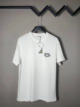 Dior T-shirt Chest Brand Logo Embroidery logo round Neck Short Sleeve25ss New pure cotton T Unisex T-Shirt OS Drop Shoulder Loose Fit Base Shirt Top T-Shirt Short Sleeve