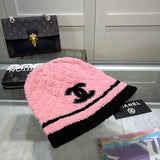 Chanel Hat Casual Autumn and Winter Hat High Quality Fashion Fashion Brand Official Website Quality Autumn and Winter Online Hongshi Shangblogger Recommended Woolen Cap，Xiaohongshu Hot Sale，Super Soft and Comfortable Knitted Hat，Excellent Elasticity！