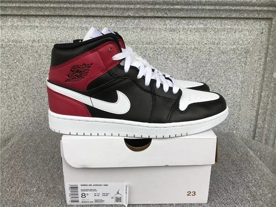 Air Jordan 1 Mid shoes New All-Match Trendy Men's Casual Sports Shoes