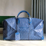 Goyard Bag Top version 【Highest Version Original Leather】New Product boeing Travel Bag45cm Handbag Business Traveling Luggage Bag Travel Bag New Men's Bag Women's Bag Large Capacity Bag Gym Bag45cm Large Travel Bag55cm