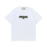 Gucci T-shirt Chest Letter Patch Embroidery logo round Neck Short Sleeve25ss New pure cotton T Unisex T-Shirt OS Loose Fit Base Shirt Top Half Sleeve T-Shirt