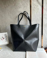 LOEWE Women's Bag Top version 【Kowloon Leather Premium Edition】23New PuzzleFold Handbag Folding Underarm Bag Tote Bag Shopping Bag Handbag Men's and Women's Bags mini Small Tote Bag Oversized Shopping Bag Big Tote tote Bag