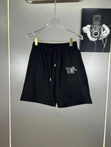 Dior shorts Front Color-Block Letter Embroidery logo Five-point Shorts25ss New Drawstring Casual Pants for Men and Women, Summer Style5Two-in-One Casual Sweatpants Pure Cotton Joggers