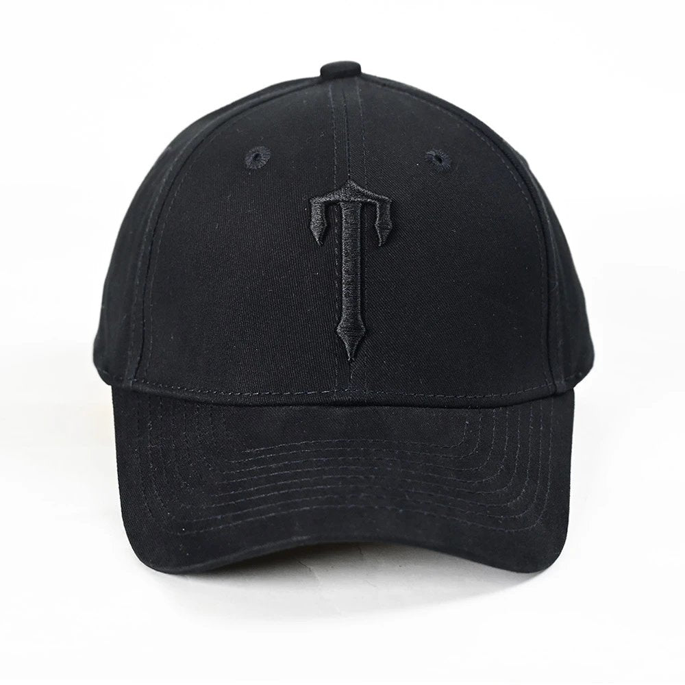 Trapstar Hat Big Head Circumference Tall Crown Hat Men's Summer Breathable Baseball Cap Sun-Proof Hard Top Duck Tongue Mesh Cap