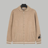 Dior Sweater Joint Armband Cardigan Casual Loose Lapels Zipper Sweater Coat os Sweater Jacket for Men and Women24ss Autumn and Winter New Products