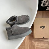 UGG Snow boots Shoes Fashion Classic Ankle Boots Combination Longfeng Fur