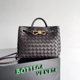 Bottega Veneta Women's Bag Top version 【Level Surrogate Shopping】Home New andiamo Handbag Woven Bag Horoscope Buckle Briefcase Large45cm Shopping Bag Tote Bag tote Bag Handbag Shoulder Crossbody Bag24New Women's Bag New Color Idle Style Square Pocket Bag