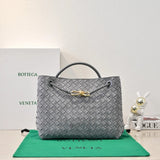 Bottega Veneta Women's Bag Top version 【Level Surrogate Shopping】Home Autumn and Winter New andiamo Handbag Woven Bag Suede Horoscope Buckle Briefcase Shopping Bag Tote Bag tote Bag Handbag Shoulder Crossbody Bag24Autumn and Winter Matte Leather New Women