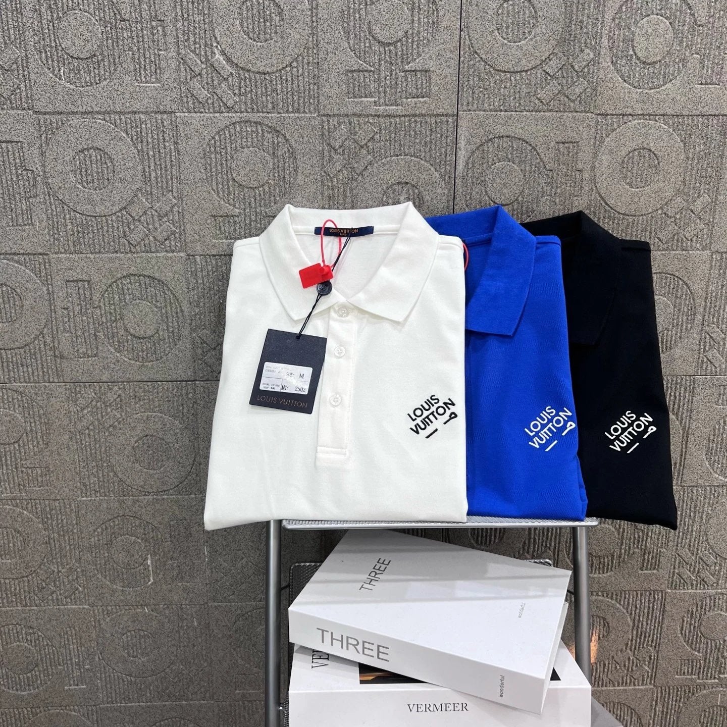 Louis Vuitton LV T-shirt Small chest letters logo Embroidery POLO Short Sleeve Turn-down Collar Shirt Unisex Summer Loose Fit T Business Commuter Short Sleeve Shirt Plus Size